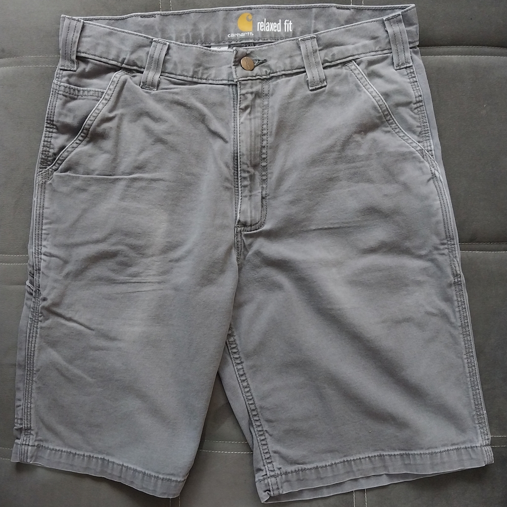Carhartt Men's Gray Jorts Relaxed Fit